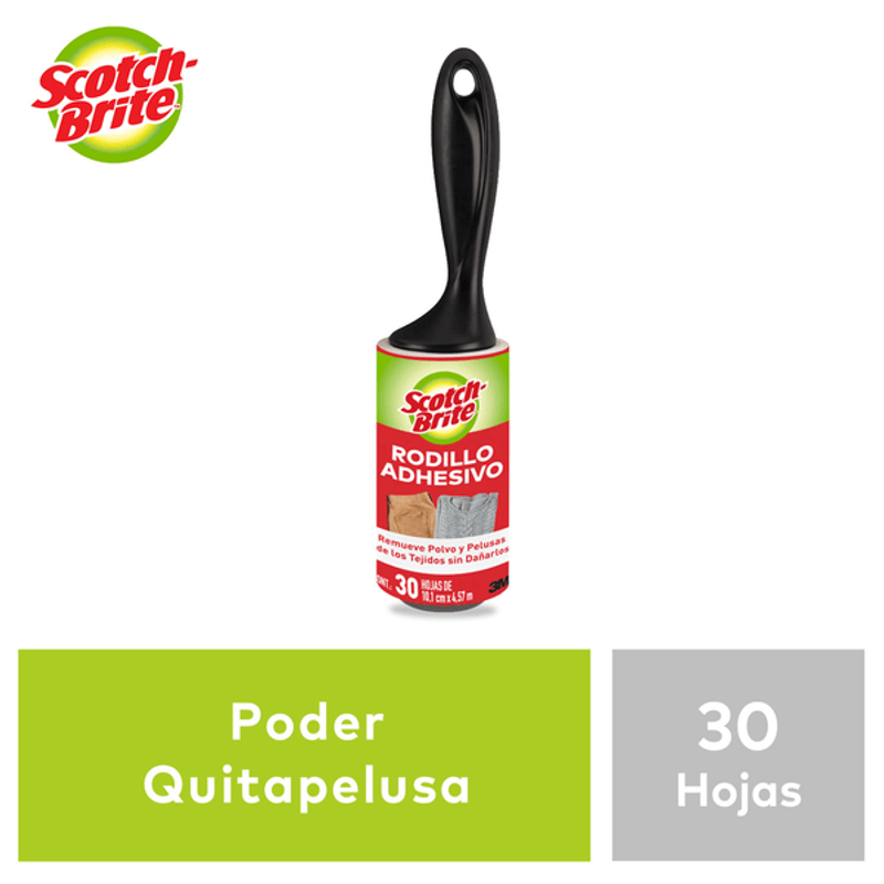 Scotch Brite Rodillo Quitapelusas 30 Hojas 1 Pz - H-E-B México