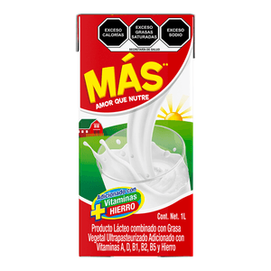 Mas Amor Que Nutre Producto Lácteo Más Leche 1 L