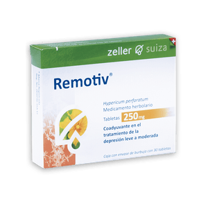 Remotiv 250 Mg Tab 30 Hypericum Perforatum 30 Pz