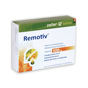 Remotiv 500 Mg Tab 30 Hypericum Perforatum 30 Pz