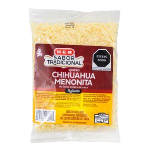 Queso Chihuahua Menonita Rallado 1 Kg