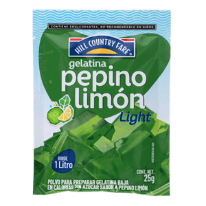 HCF Gelatina en Polvo Light Pepino Limón 25 g