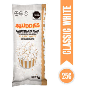 4 Buddies Palomitas de Maíz Classic White 25 g