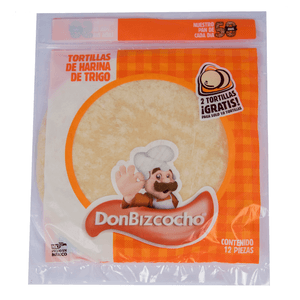 Tortillas de Harina 12 Piezas Tortilla de Harina 330 Gr