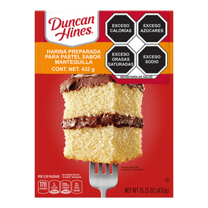 Duncan Hines Harina Para Pastel Mantequilla 468 g