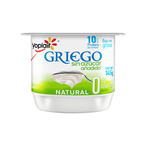 Yogurt Griego sin Azúcar Añadida Natural 145 g