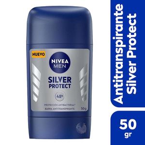 NIVEA MEN Desodorante Antibacterial Silver Protect 50 g