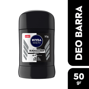 NIVEA MEN Desodorante Antimanchas Black & White en Barra 50 g