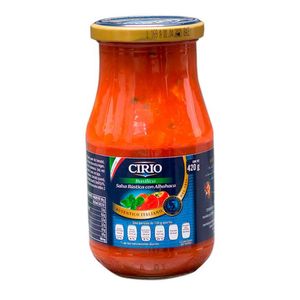 Salsa Para Pasta Rústica Albahaca Basilico 420 Gr