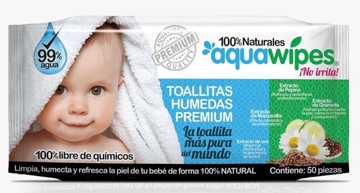 Aquawipes Toallitas Humedas Para Bebe Agua 50 Pz - H-E-B México