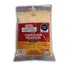 Queso Chihuahua Menonita Rallado 250 Gr