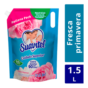 Suavitel Suavizante Cuidado Superior Fresca Primavera 1.5 L