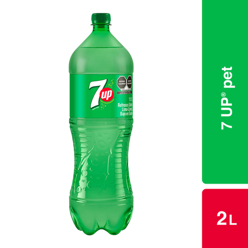 Seven Up Refresco Sabor Natural Lima-Limón 2 L - H-E-B México