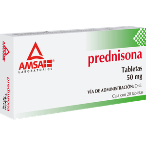 Prednisona 50 Mg 20 Tabletas Gen 20 Pz