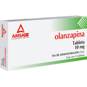 Olanzapina 10 Mg 14 Tabletas Gen 14 Pz