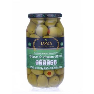 Aceitunas Griegas Rellenas de Pimiento Morron 1 Kg