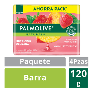 Jabón Multipack Yoghurt Y Frutas 4 Pz