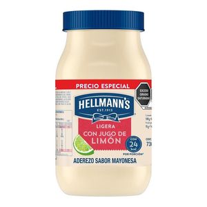 Hellmanns Mayonesa Reducida en Grasa 730 g