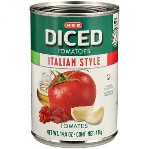 HEB Tomate en Cubitos Estilo Italiano 411 g