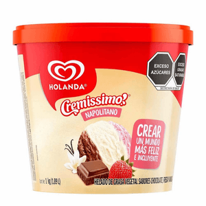 Holanda Helado Sabor Napolitano 1.89 L