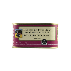 Foie gas de Ganso con Trufa de Verano 130 g Foie Gras de Ganso con Trufa de Verano 130 Gr