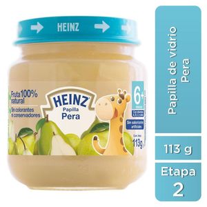 Papilla para Bebé Heinz Manzana Frasco de Vidrio de 113g