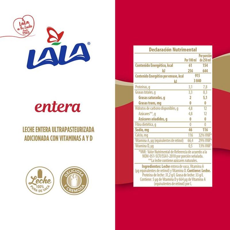 Comprar Leche UHT Lala Semidescremada -1L