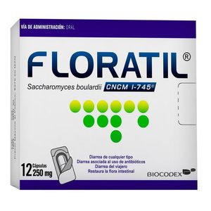 Floratil 250 Mg 12 Capsulas 12 Pz