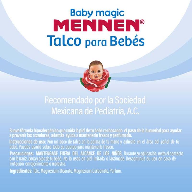 baby magic mennen talco para bebés