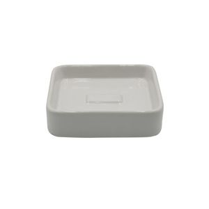 Jabonera de Ceramica Blanco 1 Pz