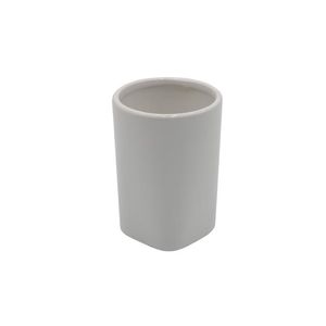 Vaso de Ceramica Blanco 1 Pz