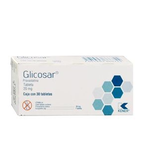 Glicosar 20 Mg 30 Tab Pravastatina Gen 30 Pz