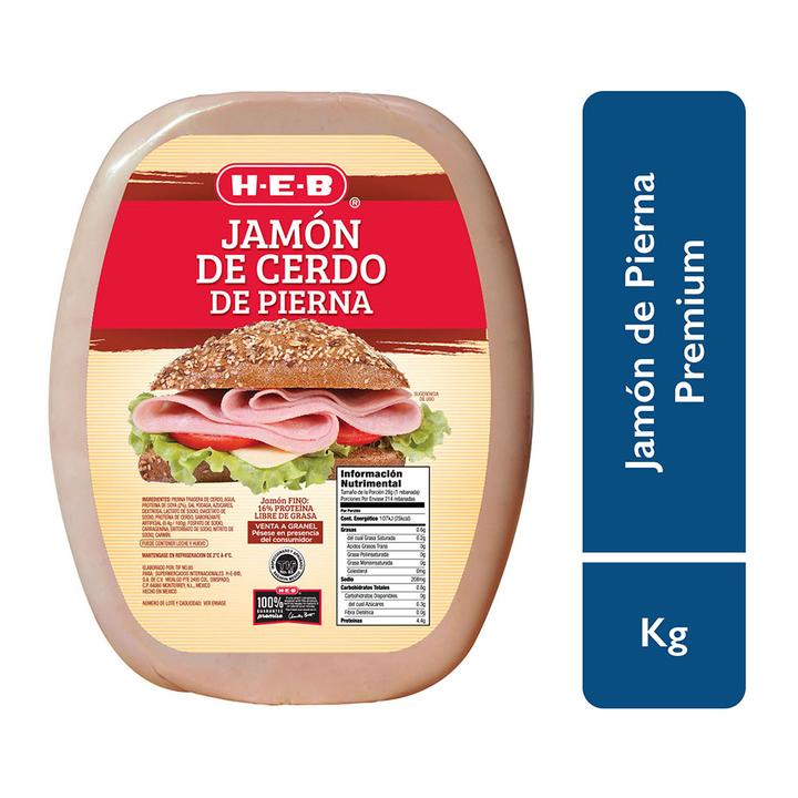 HEB Jamon De Pierna 1 Kg - H-E-B México