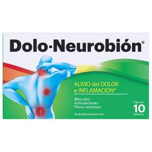 Dolo-Neurobión para el alivio del dolor e inflamación con 10 tabletas