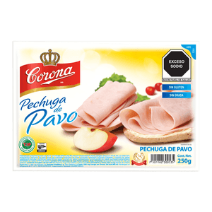 Corona Pechuga de Pavo 250 g Pechuga de Pavo 1 kg