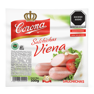 Corona Salchicha Viena 500 g