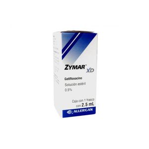 Zymar  0.3% Sol Ofta 5 Ml Gatifloxacino 1 Pz