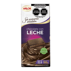 Barra de Chocolate con Leche 0% Azúcares Añadido 1 Pz