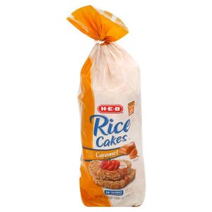 HEB Galletas de Arroz Caramel 186 g