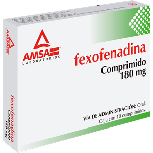 Fexofenadina  180 Mg 10 Comprimidos Gen 10 Pz