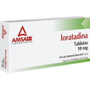 Loratadina 10 Mg 10 Tabletas Gen 10 Pz