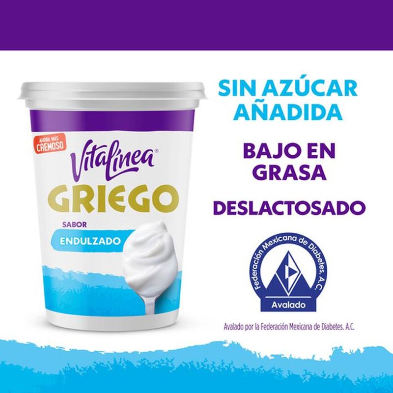 Vitalinea Yogurt Griego Endulzado 900 g HEB México