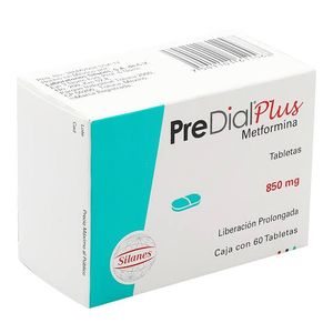 Predial Plus 850 Mg 60 Tabletas 1 Pz