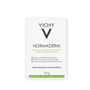 Vichy Barra de Limpieza Facial Normaderm 70 g