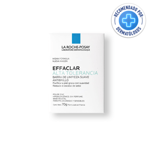 Barra de Limpieza Suave Effaclar Alta Tolerancia 70 Gr