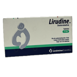 Lirudine Desloratadina 5 mg 30 Tabletas