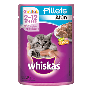 Whiskas Alimento Húmedo Gato Atún 85 g Juguete para Mascotas Cilindro Grande