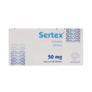 Sertex 50 Mg Tab 28 Sertralina 28 Pz