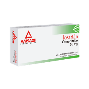 Losartan 50 Mg 30 Comprimidos Gen 30 Pz