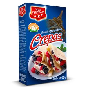 Tres Estrellas Harina de Trigo Crepas 300 g